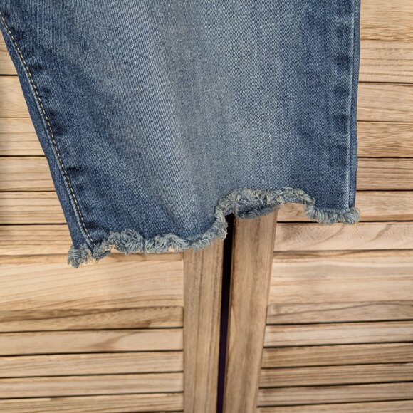 Sonoma SLIM Blue Denim Cutoff Shorts 11 in. Inseam Size 33 - Picture 7 of 12